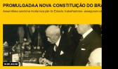 Promulgada a nova Constituição do Brasil