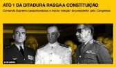Ato 1 da ditadura rasga a  constituição