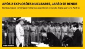 Após 2 explosões nucleares, Japão se rende