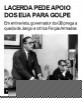Lacerda pede apoio dos EUA para golpe