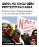 Usina no Xingu gera protestos no Pará