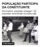 População  participa da Constituinte