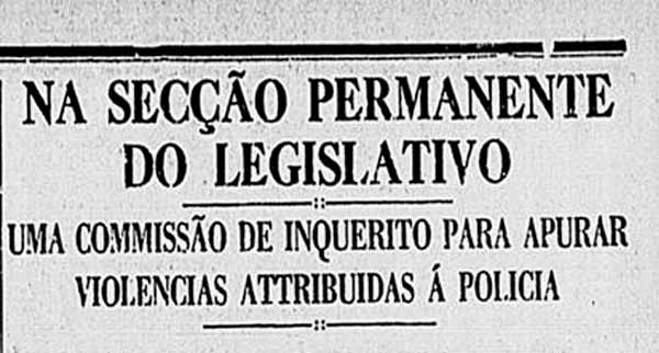   &quot;Correio da Manh&atilde;&quot; noticia&nbsp; o&nbsp;discurso em que o senador Abel Charmont denuncia as viol&ecirc;ncias contra presos pol&iacute;ticos. Edi&ccedil;&atilde;o de&nbsp;4 de mar&ccedil;o de 1936&nbsp;