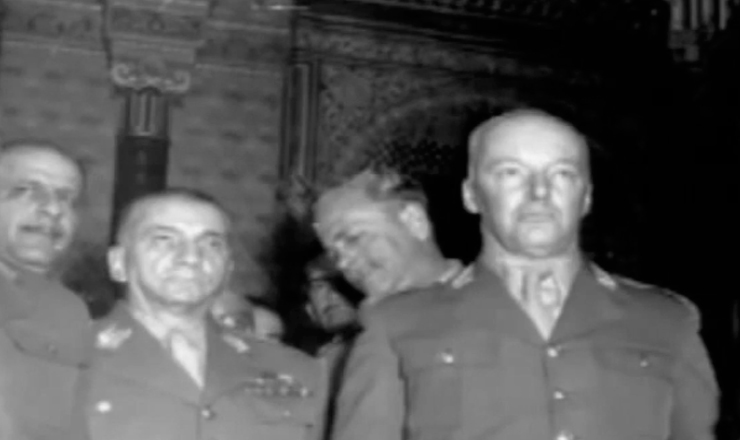   O golpe preventivo do&nbsp;general Lott garantiu&nbsp; a posse de Juscelino e Jango em 1956. Trecho do document&aacute;rio &quot;Hist&oacute;ria do Brasil por Boris Fausto&quot; (2002), TVEscola/MEC