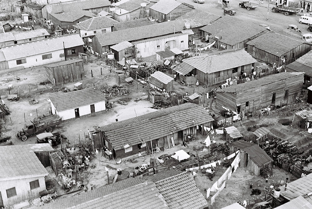 Vista parcial do Núcleo Bandeirante. 30/09/1958. Arquivo Público do Distrito Federal.