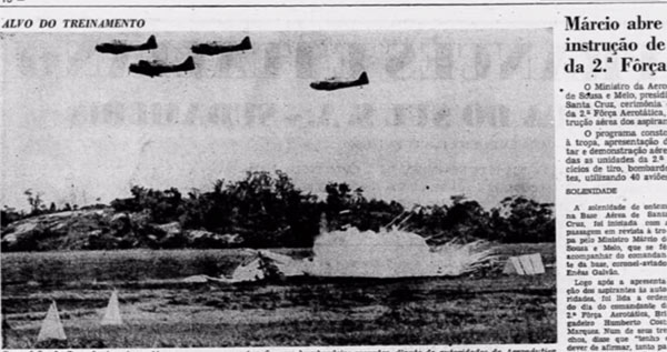  A reportagem revela que a For&ccedil;a A&eacute;rea Brasileira (FAB) bombardeou a regi&atilde;o do Vale do Ribeira entre abril e maio de 1970 para desbaratar guerrilheiros da Vanguarda Popular Revolucion&aacute;ria liderados por Carlos Lamarca; reportagem de Anne Vigna, Luciano On&ccedil;a e Natalia Viana, da Ag&ecirc;ncia P&uacute;blica