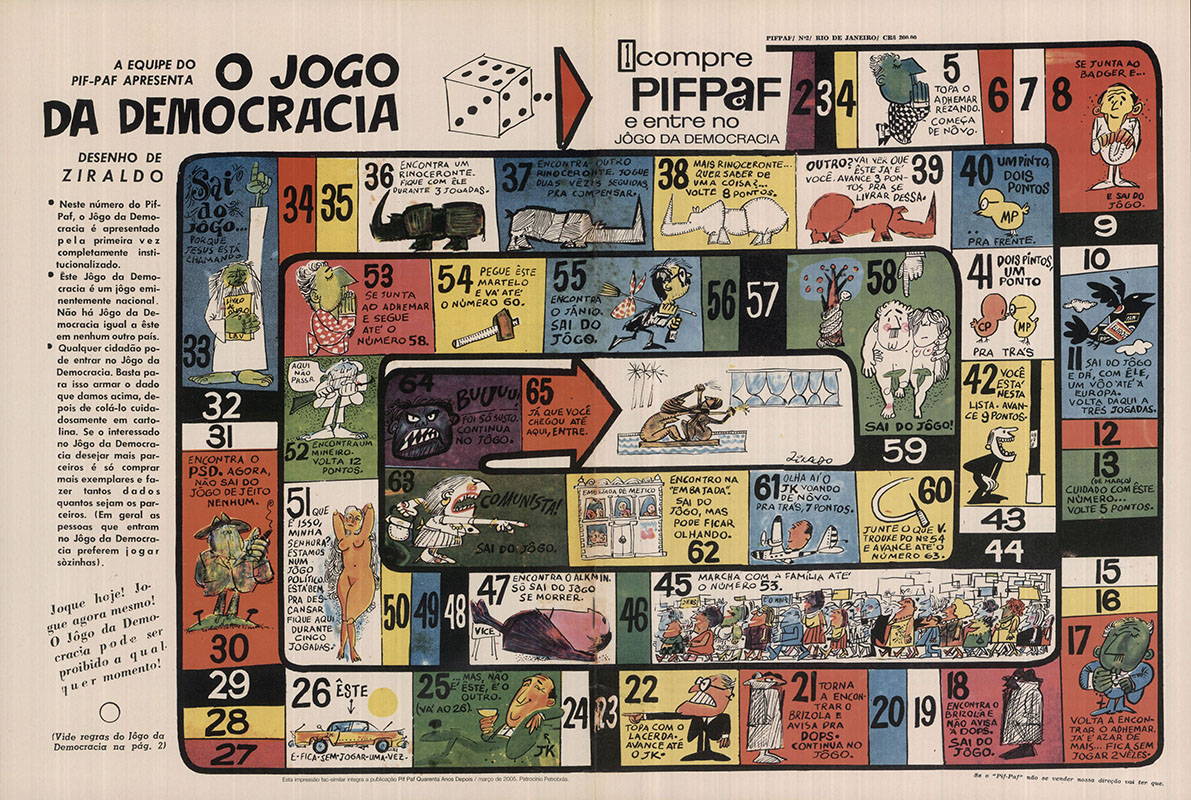  O jogo da democracia,&nbsp;&quot;Pif-Paf&quot; n&ordm; 2, junho de 1964&nbsp;