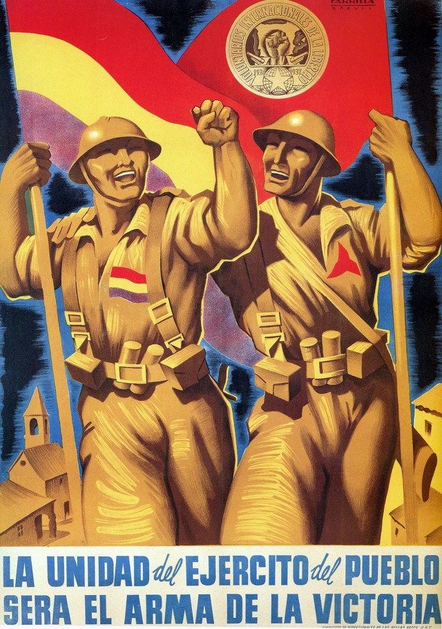   Cartaz da Guerra Civil  Espanhola&nbsp;