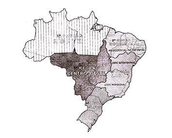 Aprovada a divisão regional do Brasil