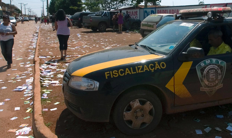  <strong> Policiamento ostensivo em Águas Lindas de Goiás: </strong> segurança reforçada, santinhos jogados na rua e votação tranquila num dos municípios mais violentos do entorno do DF