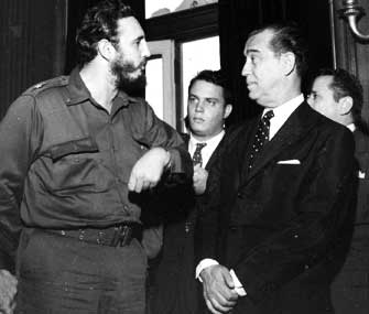 Fidel chega ao Brasil em visita oficial