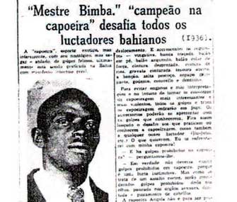 Academia de Mestre Bimba é reconhecida