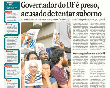 STJ manda prender governador do DF