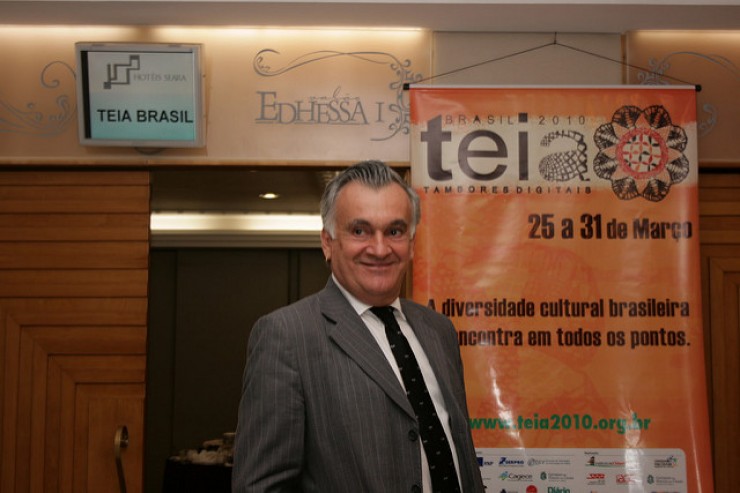  <strong> Ministro Juca Ferreira, da Cultura, </strong> no Teia 2010, em Fortaleza