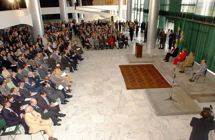 Cerimônia de instalação do Conselho de Desenvolvimento Econômico e Social, no Palácio do Planalto