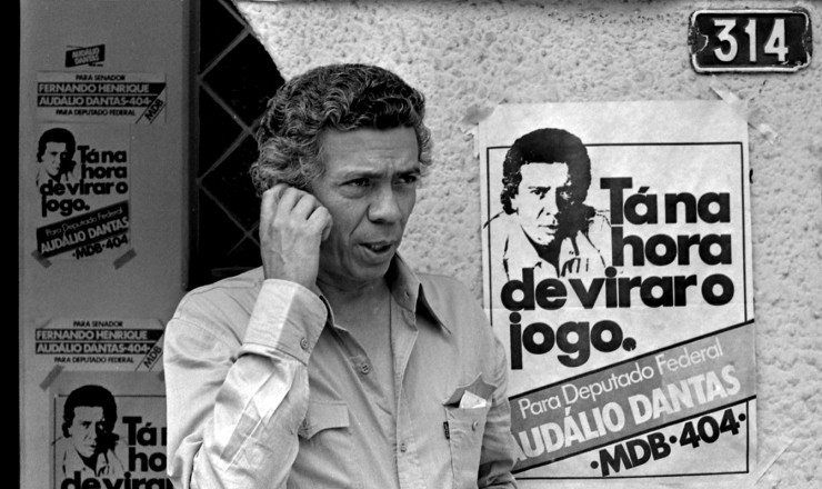  <strong> Audálio Dantas,</strong> candidato do Sindicato dos Jornalistas de São Paulo, eleito deputado federal