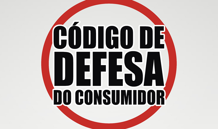  <strong> Cartaz do CDC, </strong> primeira lei a regular as relações entre consumidores e empresas  