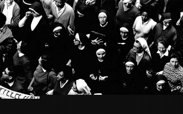  <strong> Freiras católicas</strong> participam da Passeata dos Cem Mil