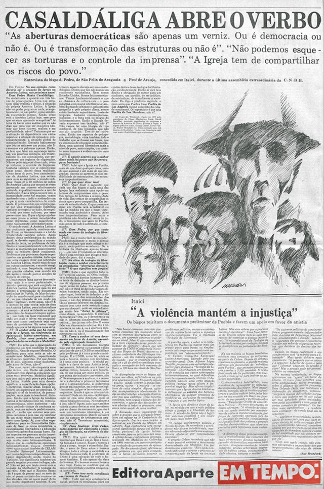  Jornal &quot;Em Tempo&quot;, de&nbsp;1&ordm; de maio de 1978, destaca o confronto entre empregados e empres&aacute;rios e a organiza&ccedil;&atilde;o do movimento sindical no pa&iacute;s