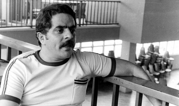   <strong> Luiz Inácio da Silva, </strong> o Lula, presidente do Sindicato dos Metalúrgicos de São Bernardo e Diadema, em 1977   