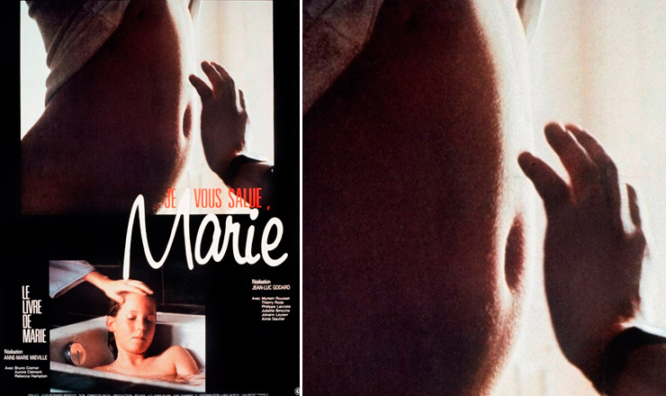  <strong> Cartaz do filme de Godard,</strong> cineasta que reagiu à censura à obra com a afirmação: “Está tudo na Bíblia”   