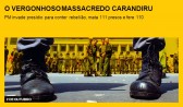 O vergonhoso massacre do Carandiru