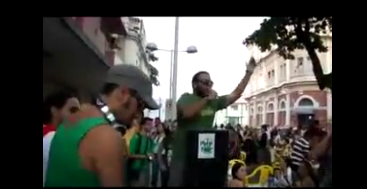  Trecho do v&iacute;deo oficial da Marcha da Maconha 2008, no&nbsp;Recife&nbsp;