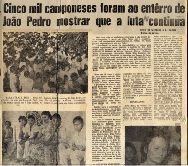   Reportagem do jornal &ldquo;A Uni&atilde;o&rdquo;,  edi&ccedil;&atilde;o de 4 de abril de 1962 &nbsp;&nbsp;&nbsp;  &nbsp;