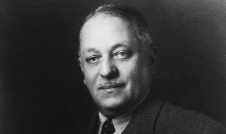  <strong> O presidente do INE, </strong> chanceler José Carlos de Macedo Soares 