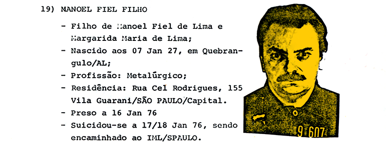 Manoel Fiel Filho morre e general é demitido