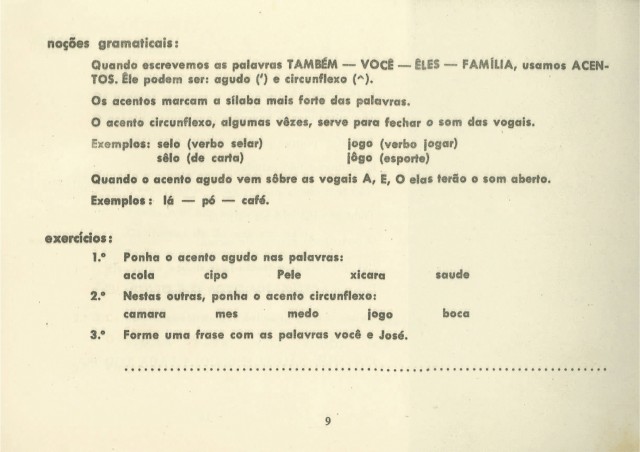   Cartilha "Viver é Lutar"  publicada em 1963