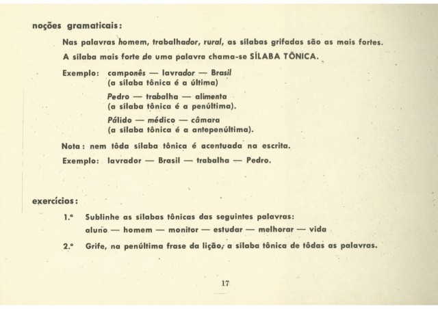   Cartilha "Viver é Lutar"  publicada em 1963