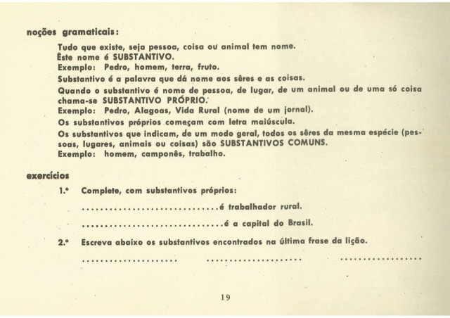   Cartilha "Viver é Lutar"  publicada em 1963