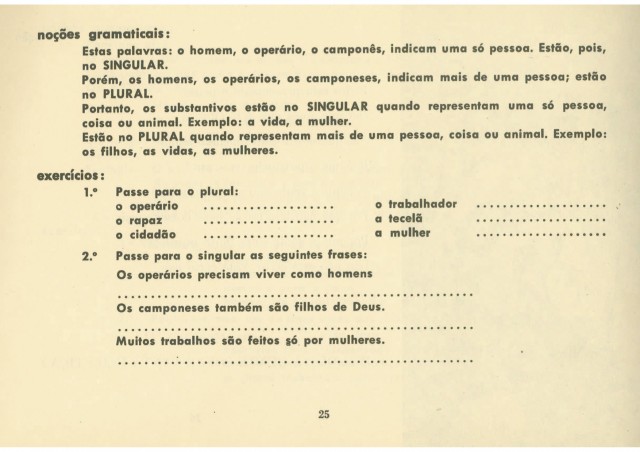   Cartilha "Viver é Lutar"  publicada em 1963