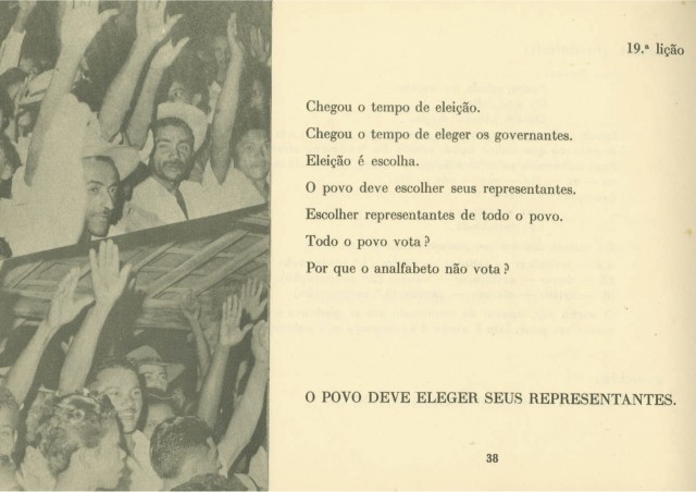   Cartilha "Viver é Lutar"  publicada em 1963