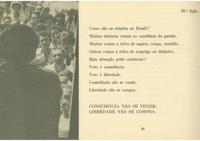   Cartilha "Viver é Lutar"  publicada em 1963