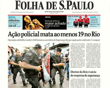 Conflito no Alemão vira massacre