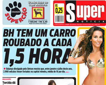 Jornais populares vendem como nunca