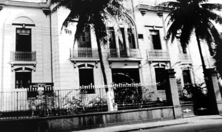  <strong> Sede do DOI-Codi do Rio</strong> de Janeiro, instalada no quartel da Polícia do Exército, no bairro da Tijuca 