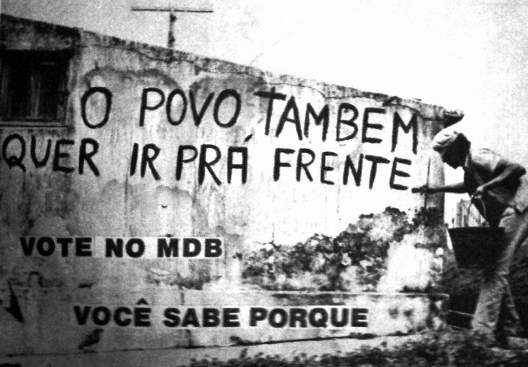 <strong> O lema da campanha</strong> do MDB em 1974 denunciava, subliminarmente, os abusos do regime   