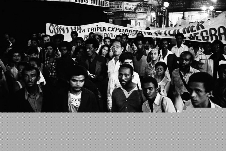  <strong> A manifestação chamou</strong> a atenção para a condição social e de vida dos negros brasileiros